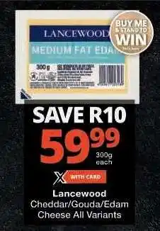 Checkers Lancewood Cheese offer