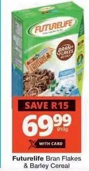 Checkers Futurelife Bran Flakes & Barley Cereal offer