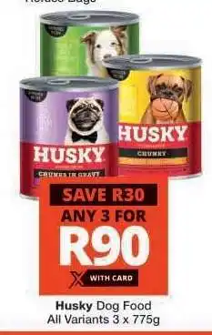 Checkers Husky Dog Food offer
