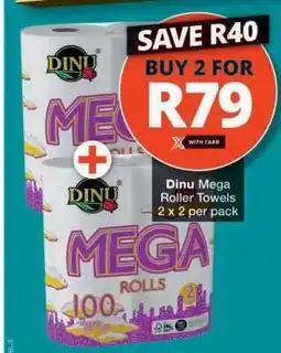 Checkers Dinu Mega Roller Towels offer