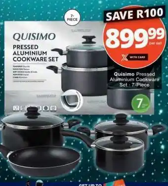 Checkers Quisimo Pressed Aluminium Cookware Set - 7-Piece offer