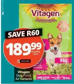 Checkers Vitagen Dog Food offer