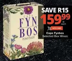Checkers Cape Fynbos Selected Box Wines offer