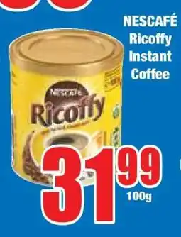 Boxer NESCAFÉ Ricoffy Instant Coffee offer