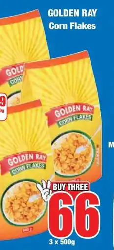Boxer GOLDEN RAY Corn Flakes offer