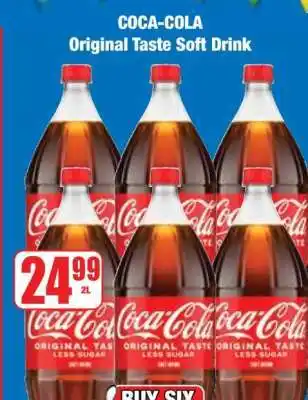 Boxer COCA-COLA Original Taste Soft Drink offer