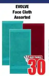 Boxer EVOLVE Face Cloth Assorted offer