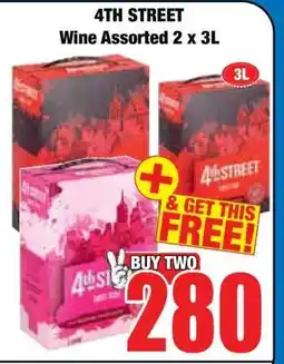 Boxer 4TH STREET WINE ASSORTED 2 x 3L offer