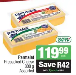 Spar Savemor Parmalat Prepacked Cheese Assorted offer