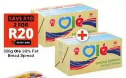 Checkers Olé 20% Fat Bread Spread offer