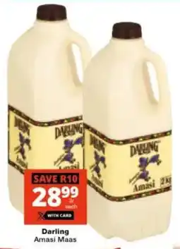 Checkers Darling Amasi Maas offer