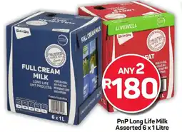 Pick n Pay Hypermarket PnP Long Life Milk Assorted offer
