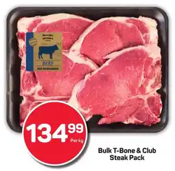 Pick n Pay Hypermarket Bulk T-Bone & Club Steak Pack offer