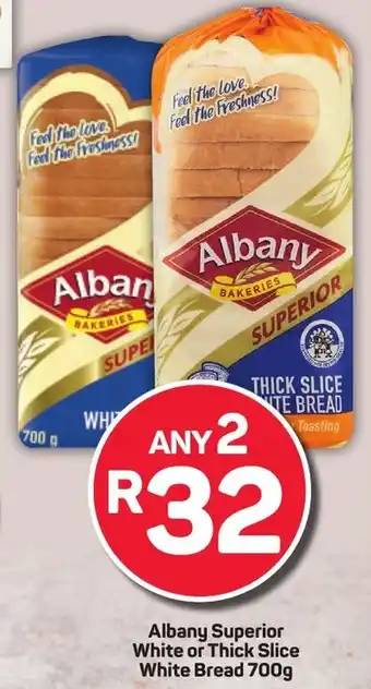 Pick n Pay Hypermarket Albany Superior White or Thick Slice White Bread offer