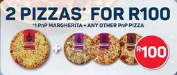 Pick n Pay Hypermarket 2 Pizzas for R100 offer
