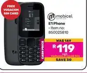 Game Mobicel E1 Phone-Each offer