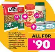 Game 2 x Pasta Grande Spaghetti Or Macaroni-500g offer