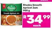 Game Rhodes Smooth Apricot Jam-900g Each offer