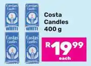 Game Costa Candles-400g Each offer