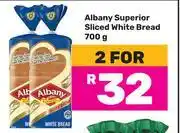 Game Albany Superior Sliced White Bread-For 2 x 700g offer