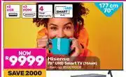 Game Hisense 70 (177cm) UHD Smart TV 70A6N offer