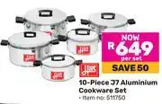 Game Hart 10 Piece J7 Aluminium Cookware Set 511750-Per Set offer