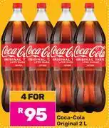 Game Coca-Cola Original-For 4 x 2Ltr offer