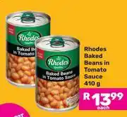 Game Rhodes Baked Beans In Tomato Sauce-410g Each offer