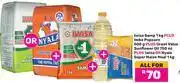 Game Iwisa Samp 1Kg + Imbo Popcorn 500g + Great value Sunflower Oil 750ml + Iwisa Or Nyala Maize Meal 1kg offer