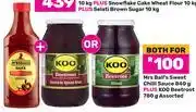Game Mrs Ball's Sweet Chilli Sauce 840g + Koo Beetroot 780g Assorted-For Both offer