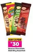 Game Beacon Chocolate Slab Assorted-For 2 x 80g offer