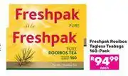 Game Freshpak Rooibos Tagless Teabags 160 Pack-Each offer