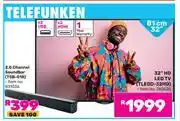 Game Telefunken 32 (81cm) LED TV TLEDD-32HD offer