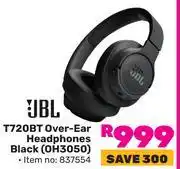 Game JBL T720BT Over Ear Headphones Black OH3050 offer