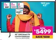 Game Samsung 43 (109cm) UHD Smart TV UA43DU7000KXXA offer