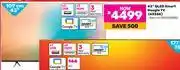 Game TCL 43 (109cm) QLED Smart Google TV 43S5K offer