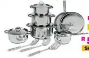 Game Tissolli 15 Piece Stainless Steel Cookware Set offer