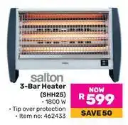 Game Salton 3 Bar Heater SHH25 offer