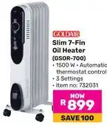 Game Goldair Slim 7 Fin Oil Heater GSOR-700 offer