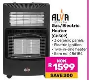 Game Alva Gas/Electric Heater GH309 offer