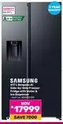 Game Samsung 617L Bespoke Al Side By Side Freezer/Fridge With Water & Ice Dispenser offer