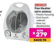 Game Goldair Fan Heater GFH-2000A offer