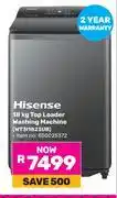 Game Hisense 18Kg Top Loader Washing Machine WT311823UB offer