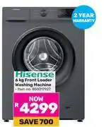 Game Hisense 6Kg Front Loader Washing Machine offer