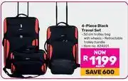 Game 4 Piece Black Travel Set-Each offer