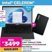 Game Proline 14.1(35cm) Intel Celeron V146 Processor Plus External Hard Drive offer