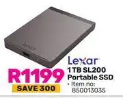 Game Lexar 1TB SL200 Portable SSD offer