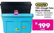 Game Addis Rough Tote Blue Or Black-110Ltr Each offer