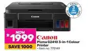 Game Canon Pixma G2410 3-in-1 Colour Printer offer