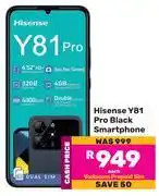 Game Hisense Y81 Pro Black Smartphone offer